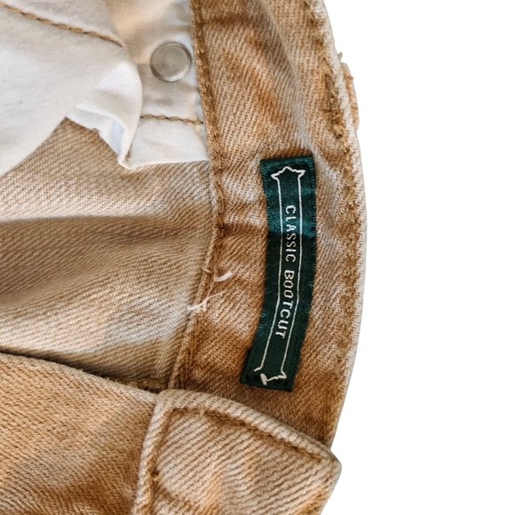 Boot Cut Tan Ralph Lauren Jeans - Picture 6 of 6